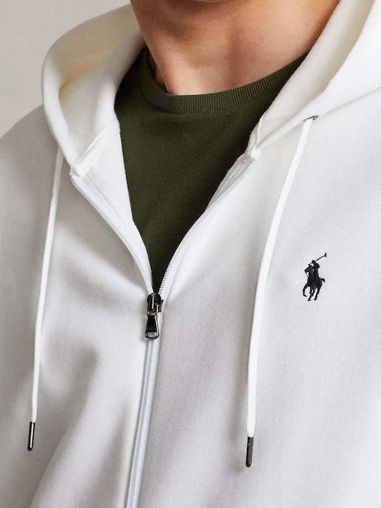Sweatshirt with Hood White