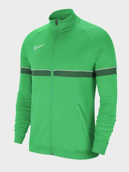Academy Men's Cardigan Hooded Green