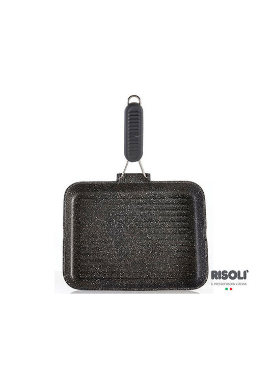 Risoli Granito Grill made of Die-Cast Aluminum with Stone Coating 36cm