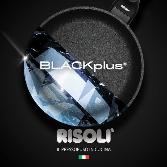 Risoli Blackplus 32cm Cast Aluminum with Stone Coating Black