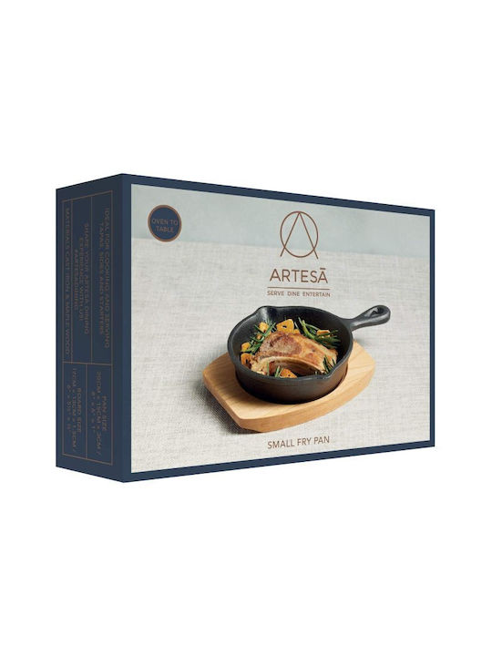 Kitchen Craft Saganaki din Fontă Negru 11cm