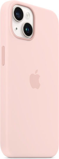 Apple Silicone Case with MagSafe Back Cover Silicone Chalk Pink (iPhone 14)