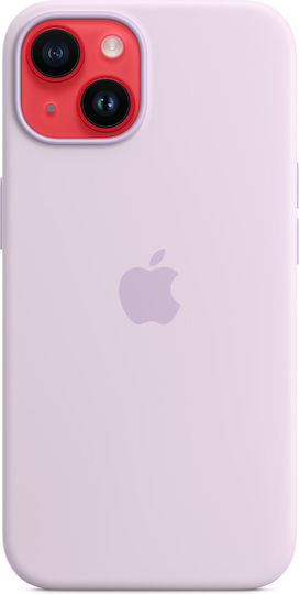 Apple Silicone Case with MagSafe Back Cover Silicone Lilac (iPhone 14)