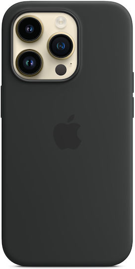 Apple Silicone Case with MagSafe Задна корица Силикон Midnight (iPhone 14 Pro)