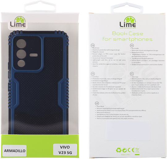 Lime Armadillo Camera Guard Back Cover Πλαστικό Μπλε (Vivo V23 5G)