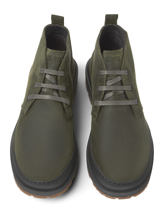 Brutus Trek Suede Χακί Ανδρικά Μποτάκια