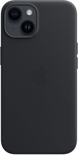 Apple Umschlag Rückseite Leder Midnight (iPhone 14)