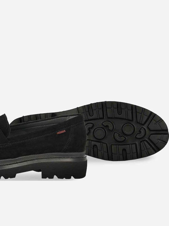Women's Moccasins Black Suede