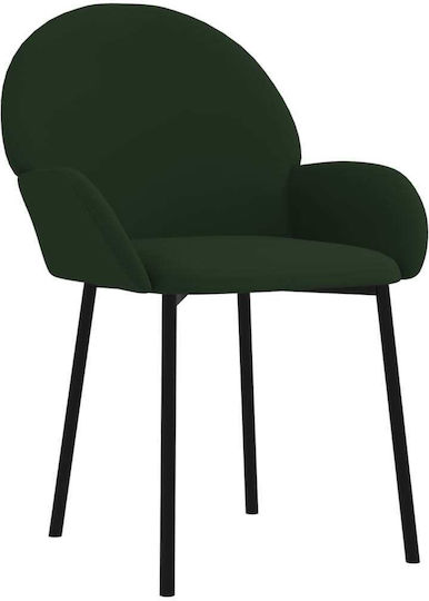Stühle Speisesaal Dark Green 2Stück 58x57x78.5cm