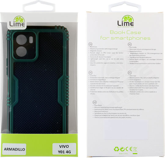 Lime Armadillo Camera Guard Back Cover Πλαστικό Πράσινο (Vivo Y01 4G)
