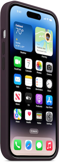 Apple Silicone Case with MagSafe Back Cover Silicone Elderberry (iPhone 14 Pro)