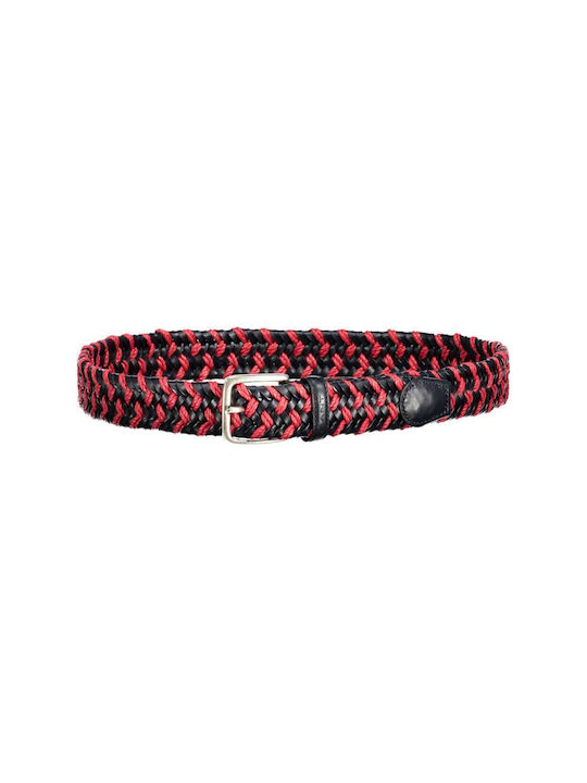 Gant Men's Knitted Belt Red