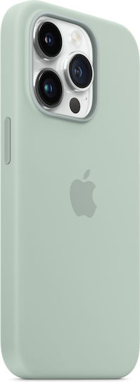 Apple Silicone Case with MagSafe Back Cover Silicon Succulent (iPhone 14 Pro)