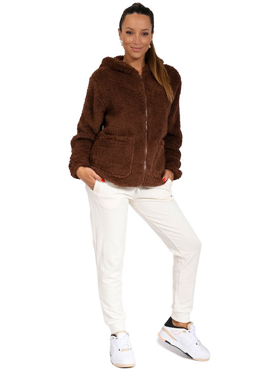 Damen Jacke in Braun Farbe