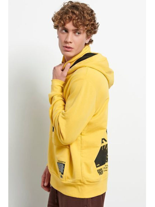 Sweatshirt with Hood Yellow