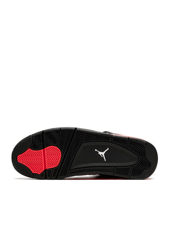 Air  4 Retro Herren Stiefel Black / Red / White