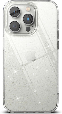 Ringke Air Umschlag Rückseite Silikon Glitter Clear (iPhone 14 Pro) A642E77