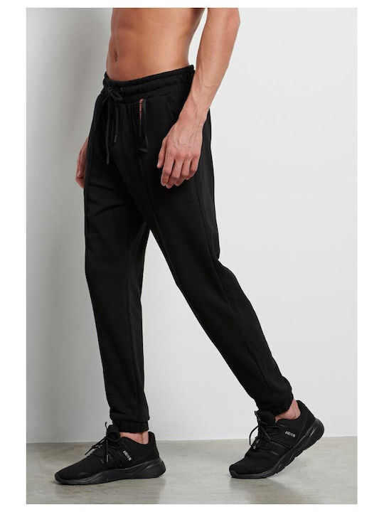 Sweatpants with Elastic Black