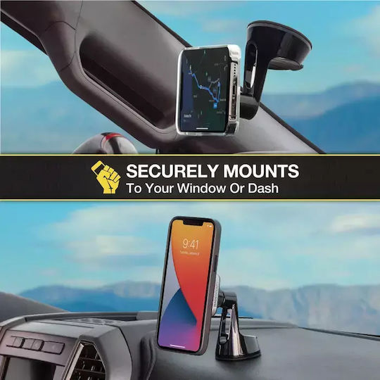 Scosche Suport Auto Pentru Telefon Mobil Cu Magnet MagSafe Negru