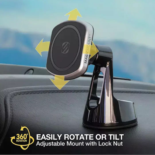 Scosche Suport Auto Pentru Telefon Mobil Cu Magnet MagSafe Negru
