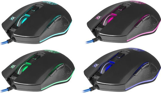 Defender Sleipnir GM-927 RGB Геймърска Мишка 12800 DPI Черен