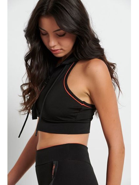 Women's Sports Bra without Padding Black