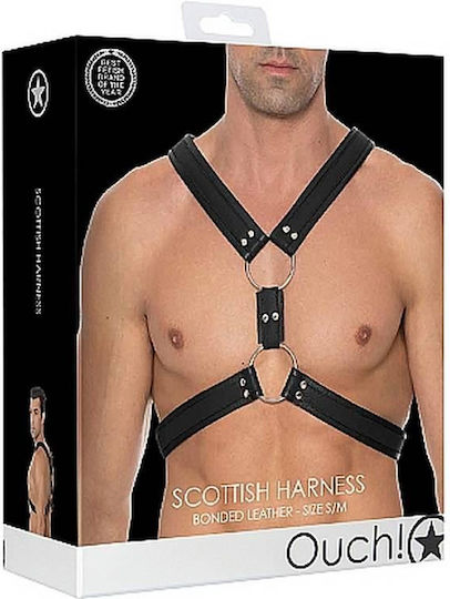 Shots Ouch Scottish Harness Black