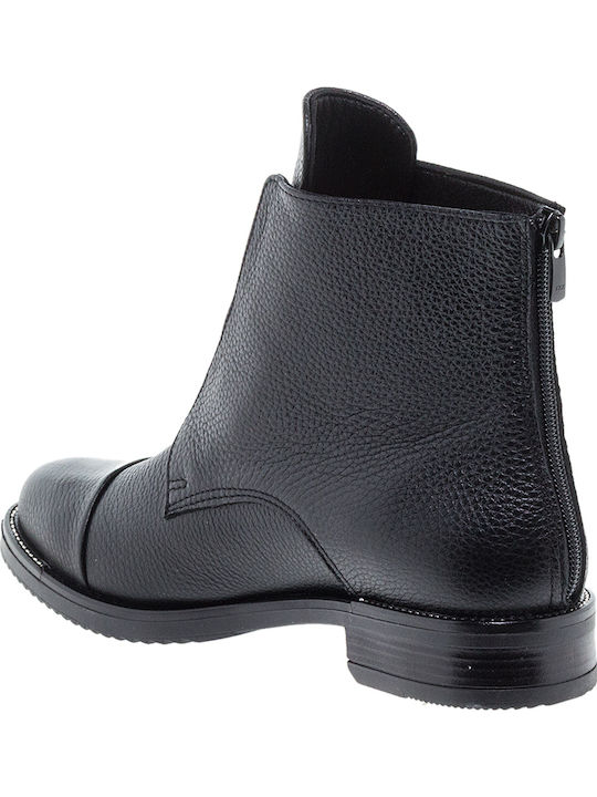 Δ- Leather Women's Ankle Boots Black