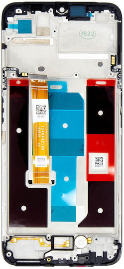 Realme Οθόνη με Μηχανισμό Αφής και Πλαίσιο για REALME C35, NARZO 50A PRIME (Μαύρο)