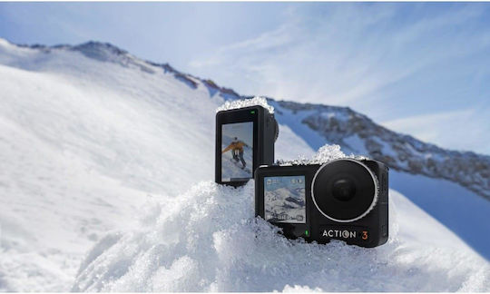 DJI Osmo Action 3 256GB Екшън камера 4K Ultra HD с Тъчскрийн 2.25" и Wi-Fi Черна