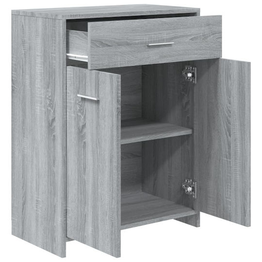 vidaXL Cabinet de baie L60xA33xÎ80cm Sonoma
