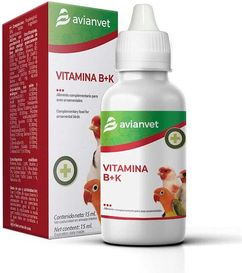 Avianvet Витамин B+K Витамин за Птици 15ml