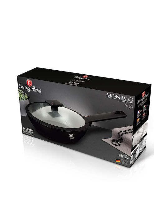 Berlinger Haus Monaco Collection Pan With Lid made of Aluminum with Non-Stick Coating 24cm