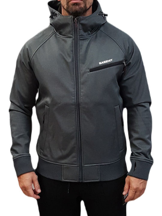 Winter Jacket Bomber Waterproof Anthracite