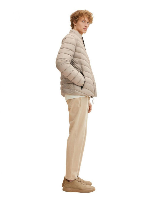 Tom Tailor Men's Puffer Jacket Beige