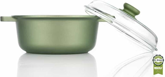 Risoli Dr Green Βαθιά Κατσαρόλα από Χυτό Αλουμίνιο 3.5lt / 24cm