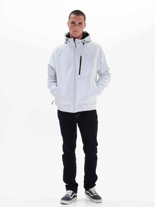 Winter Jacket Waterproof and Windproof Ice White
