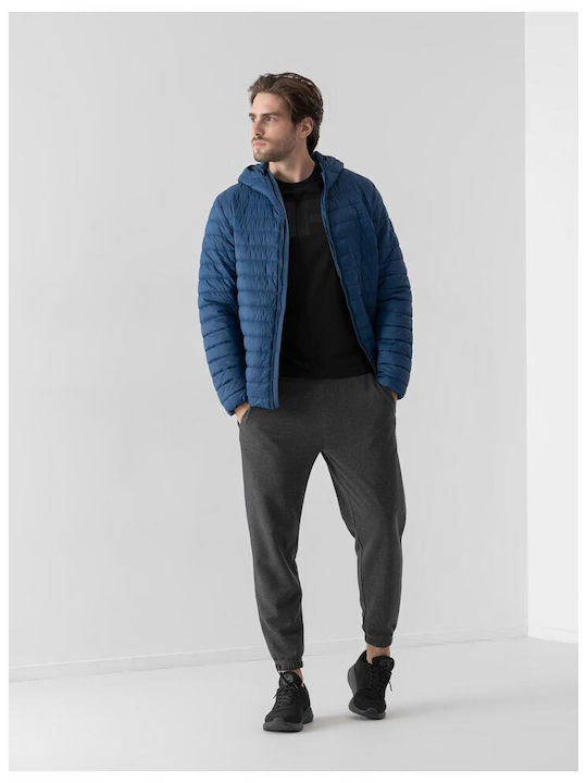 4F Men's Winter Puffer Jacket Blue