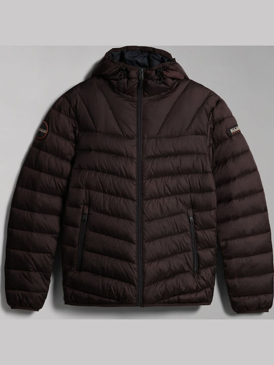 Aerons Winter Jacket Puffer Brown