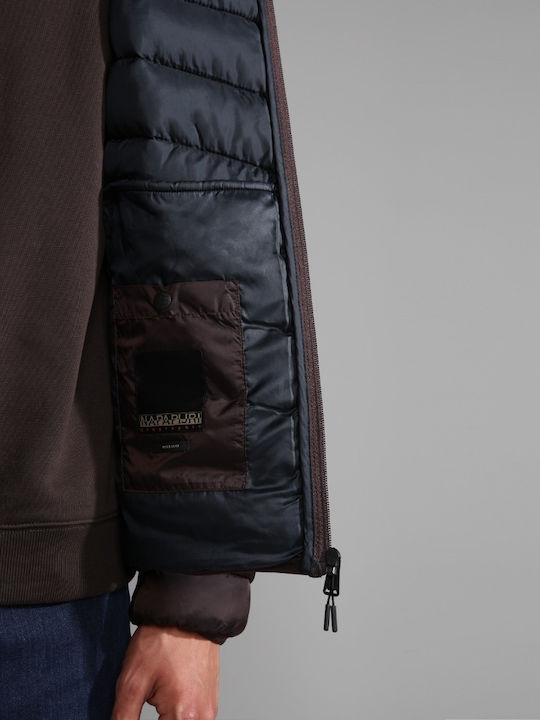 Aerons Winter Jacket Puffer Brown