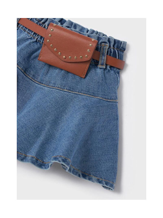 Kinder Rock aus Jeans Hellblau