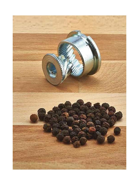 Bisetti Roma Manual Wooden Pepper Mill 25cm Brown