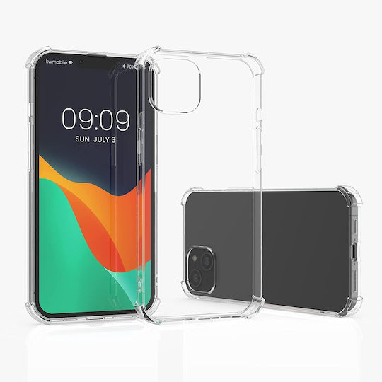 KWmobile Edge Protection Back Cover Silicon Transparent (iPhone 14 Plus)