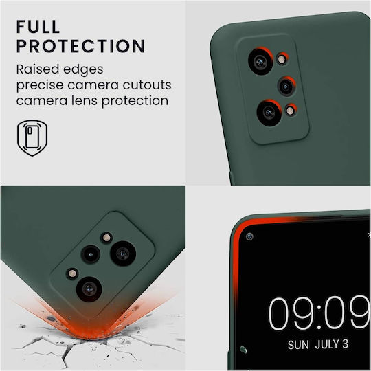 KWmobile Soft Flexible Rubber with Camera Protector Back Cover Σιλικόνης 1.3mm Blue Green (Realme GT Neo 3T)