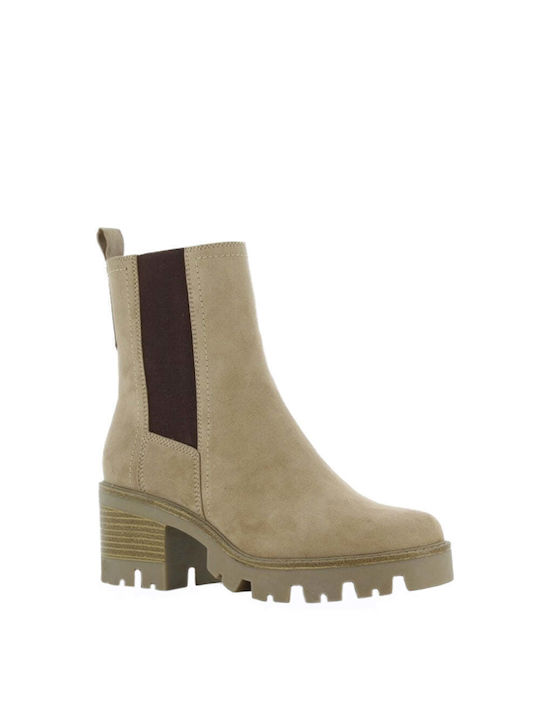 Sprox Damen Knöchelstiefel Beige