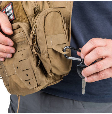 Helikon Tex Edc Side Bag Military Pouch Shoulderbags made of Cordura Coyote 11lt