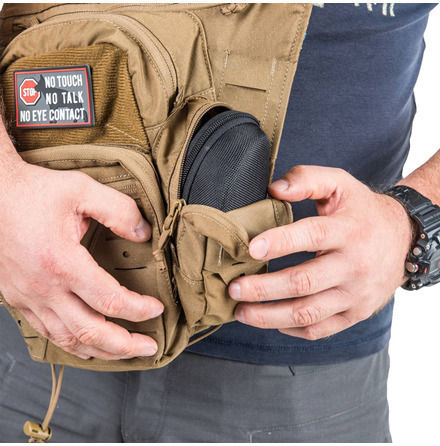 Helikon Tex Edc Side Bag Military Pouch Shoulderbags made of Cordura Coyote 11lt