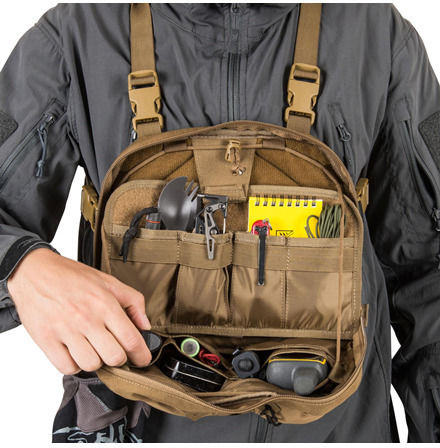 Helikon Tex Chest Pack Numbat Militärische Tasche Brustkorb aus Cordura Earth Brown/Clay 5Es