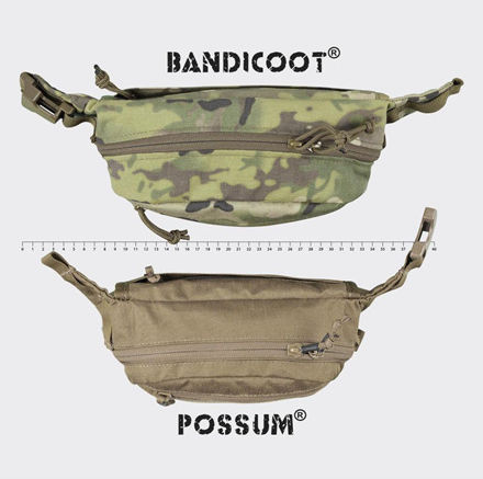Helikon Tex Possum Waist Pack - Cordura Coyote Military Pouch Waist made of Cordura Khaki 1.5lt