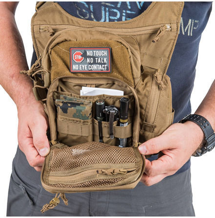Helikon Tex Edc Side Bag Military Pouch Shoulderbags made of Cordura Gray 11lt